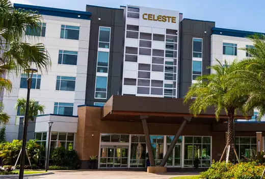 Celeste Hotel at the UCF Campus - structured cabling and networking project by BBTS Solutions